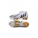 Adidas Predator Edge FG White Black Metallic Gold Soccer Cleats