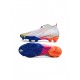 Adidas Predator Edge FG White Solar Yellow Power Blue Soccer Cleats