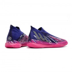 Adidas Predator Edge IC Champions Code Team College Purple Silver Metallic Shock Pink Soccer Cleats