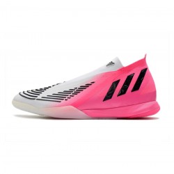 Adidas Predator Edge Lz IC Solar Pink Core Black Footwear White Soccer Cleats
