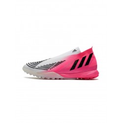 Adidas Predator Edge Lz TF Solar Pink Core Black Footwear White Soccer Cleats