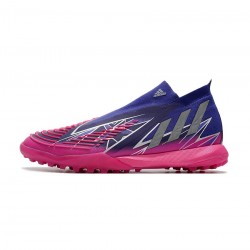 Adidas Predator Edge TF Champions Code Team College Purple Silver Metallic Shock Pink Soccer Cleats