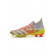 Adidas Predator Freak.1 AG Clear Grey White Solar Yellow Soccer Cleats