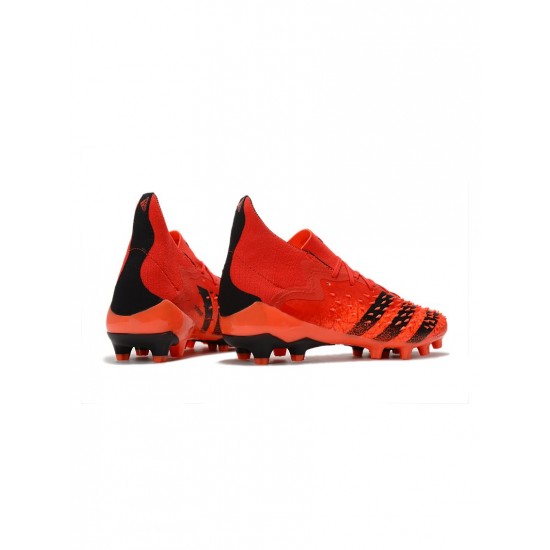 Adidas Predator Freak.1 AG Red Core Black Solar Red Soccer Cleats