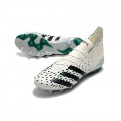 Adidas Predator Freak.1 Eqt AG Crystal White Core Black Sub Green Soccer Cleats