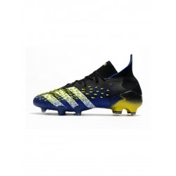 Adidas Predator Freak .1 FG Blue Core Black White Solar Yellow Soccer Cleats