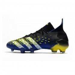 Adidas Predator Freak .1 FG Blue Core Black White Solar Yellow Soccer Cleats