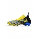 Adidas Predator Freak.1 FG Bright Yellow Silver Metallic Core Black Soccer Cleats