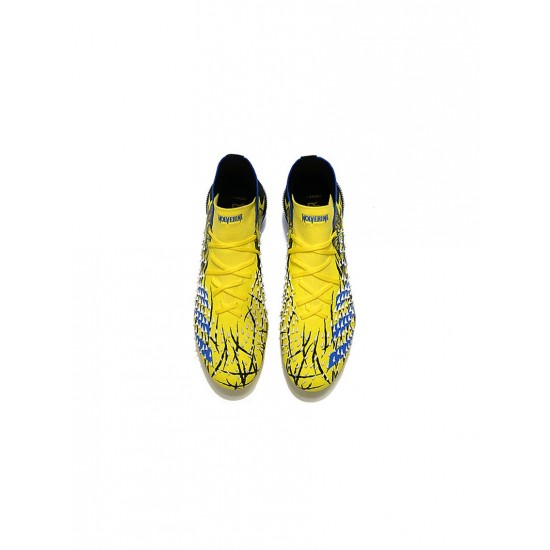 Adidas Predator Freak.1 FG Bright Yellow Silver Metallic Core Black Soccer Cleats