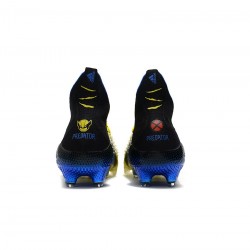 Adidas Predator Freak.1 FG Bright Yellow Silver Metallic Core Black Soccer Cleats