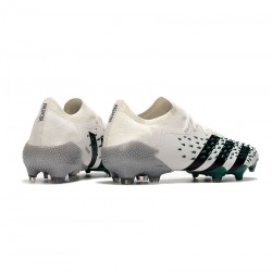 Adidas Predator Freak.1 Low Eqt Pack FG White Black Green Soccer Cleats