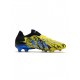 Adidas Predator Freak.1 Low FG Bright Yellow Silver Metallic Core Black Soccer Cleats