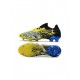 Adidas Predator Freak.1 Low FG Bright Yellow Silver Metallic Core Black Soccer Cleats