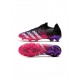 Adidas Predator Freak.1 Low FG Core Black White Shock Pink Soccer Cleats