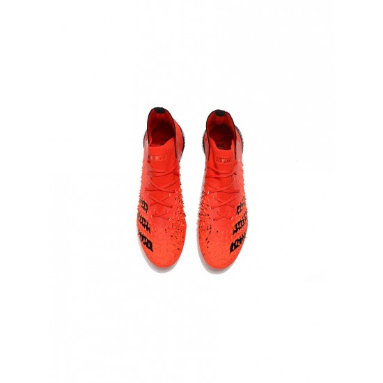 Adidas Predator Freak.1 Meteorite FG Red Black Solar Red Soccer Cleats