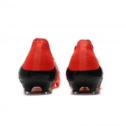 Adidas Predator Freak.1 Meteorite Low FG Red Black Solar Red Soccer Cleats