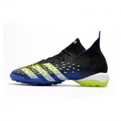 Adidas Predator Freak .1 TF Blue Core Black White Solar Yellow Soccer Cleats