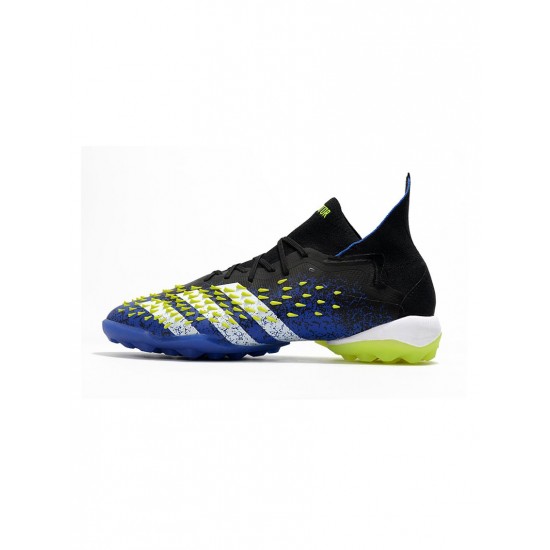 Adidas Predator Freak .1 TF Blue Core Black White Solar Yellow Soccer Cleats