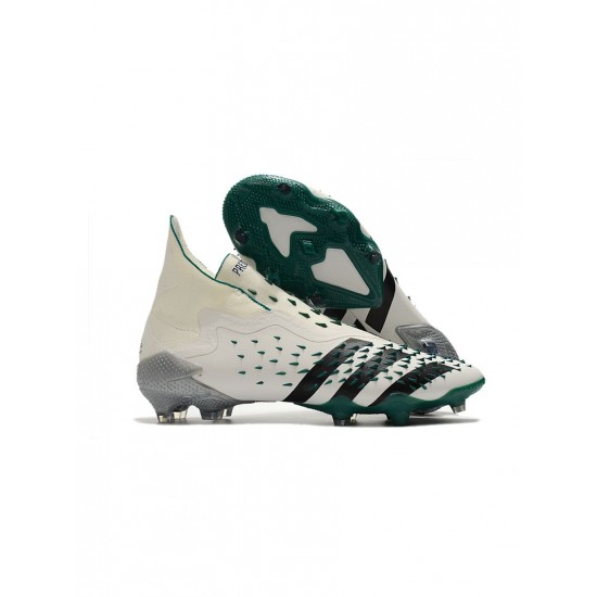 Adidas Predator Freak Eqt Pack FG White Black Green Soccer Cleats