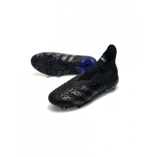 Adidas Predator Freak FG Escapelight Pack Black Blue Soccer Cleats