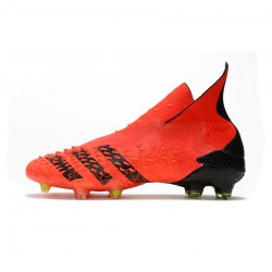 Adidas Predator Freak Meteorite FG Red Black Solar Red Soccer Cleats