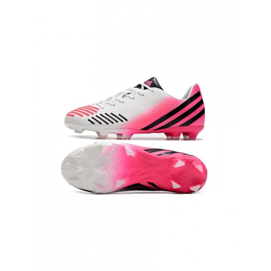 Adidas Predator Lz .1 FG Firm Gound Pink Black White Soccer Cleats