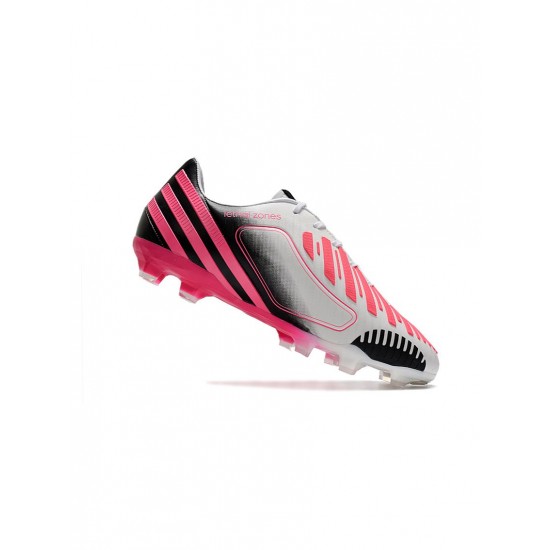 Adidas Predator Lz .1 FG Firm Gound Pink Black White Soccer Cleats