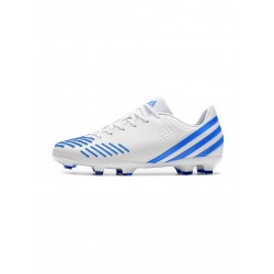 Adidas Predator Lz .1 FG Firm Gound White Blue Soccer Cleats