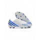 Adidas Predator Lz .1 FG Firm Gound White Blue Soccer Cleats