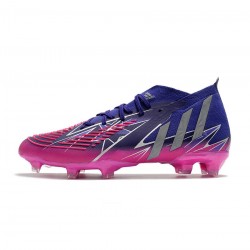 Adidas Predator Edge .1 FG Team College Purple Silver Metallic Shock Pink Soccer Cleats