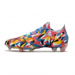 Adidas Predator Edge .1 Low FG Bright Blueteam Yellow Solar Red Soccer Cleats