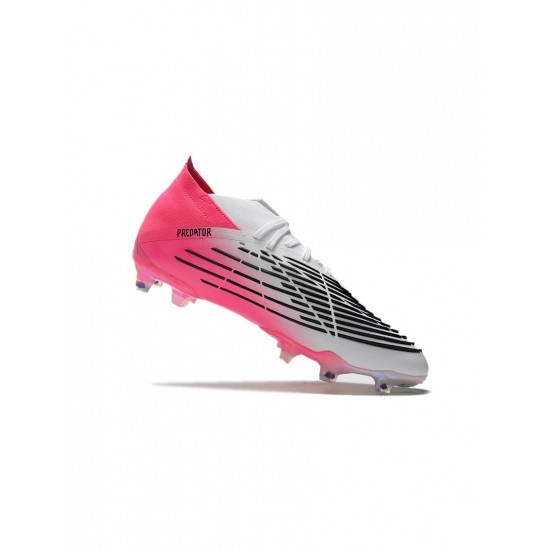 Adidas Predator Edge Lz .1 FG Solar Pink Core Black White Soccer Cleats