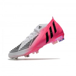 Adidas Predator Edge Lz .1 FG Solar Pink Core Black White Soccer Cleats