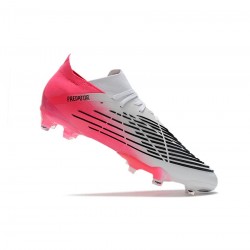 Adidas Predator Edge Lz.1 Low FG Solar Pink Core Black White Soccer Cleats