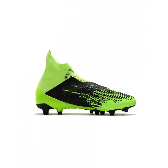 Adidas Predator 20 AG Signal Green Black Soccer Cleats