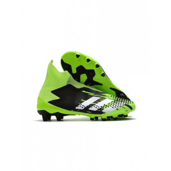 Adidas Predator 20 AG Signal Green Black Soccer Cleats