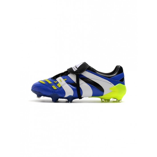 Adidas Predator Accelerator 20 FG Royal Blue White Lime  Soccer Cleats