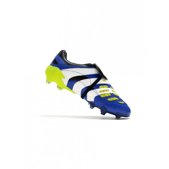 Adidas Predator Accelerator 20 FG Royal Blue White Lime  Soccer Cleats