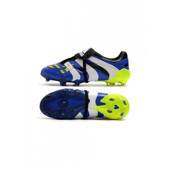 Adidas Predator Accelerator 20 FG Royal Blue White Lime  Soccer Cleats