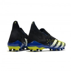 Adidas Predator Freak .1 AG Blue Black White Yellow Soccer Cleats