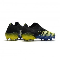 Adidas Predator Freak.1 Low FG Blue Core Black White Yellow  Soccer Cleats