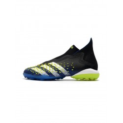 Adidas Predator Freak TF Blue Black White Solar Yellow Soccer Cleats