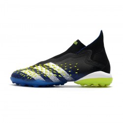 Adidas Predator Freak TF Blue Black White Solar Yellow Soccer Cleats