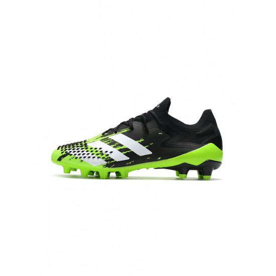 Adidas Predator Mutator 20.1 AG Low Signal Green Black  Soccer Cleats