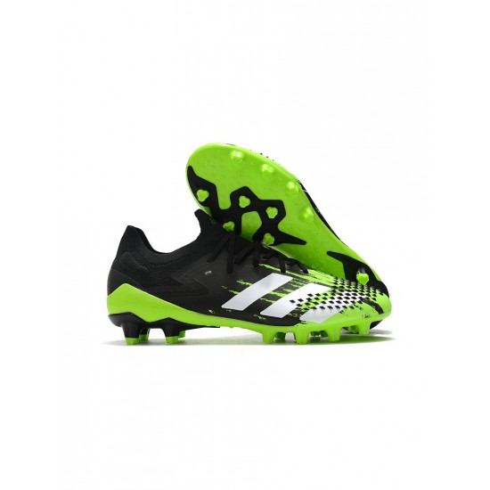 Adidas Predator Mutator 20.1 AG Low Signal Green Black  Soccer Cleats