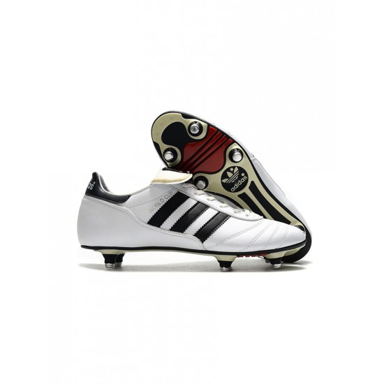 Adidas World Cup SG White Black Soccer Cleats