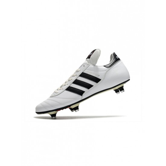 Adidas World Cup SG White Black Soccer Cleats