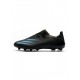 Adidas X Ghosted .1 AG Black Blue Soccer Cleats