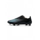 Adidas X Ghosted .1 FG Black Blue  Soccer Cleats