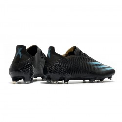 Adidas X Ghosted .1 FG Black Blue  Soccer Cleats